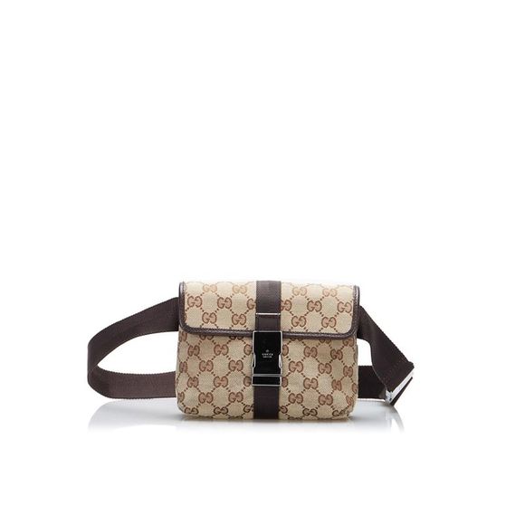 Gucci Handbags - Pre Loved Gucci GG Canvas Belt Bag